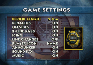 NHL Powerplay 96 screenshot 4 for Sega Saturn